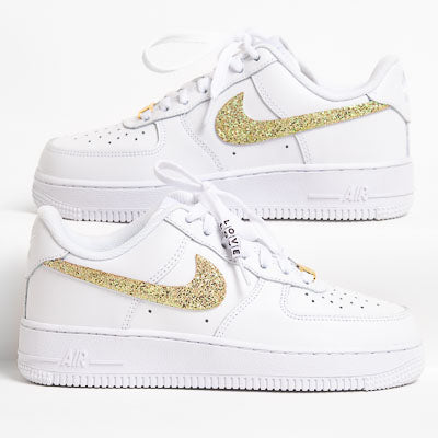 AF1 Gold Glitter