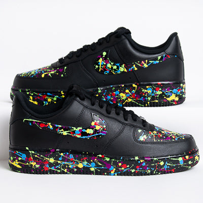 AF1 Black Color Painting